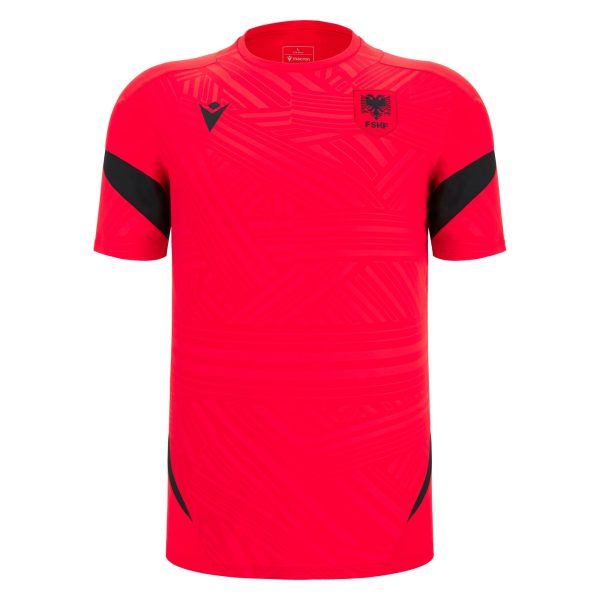 400130290001 FSHF M26/27 TRNG PLYR SHIRT RED/BLK SR