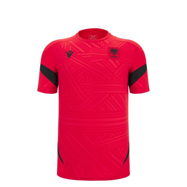 400130300001 FSHF M26/27 TRNG PLYR SHIRT RED/BLK JR