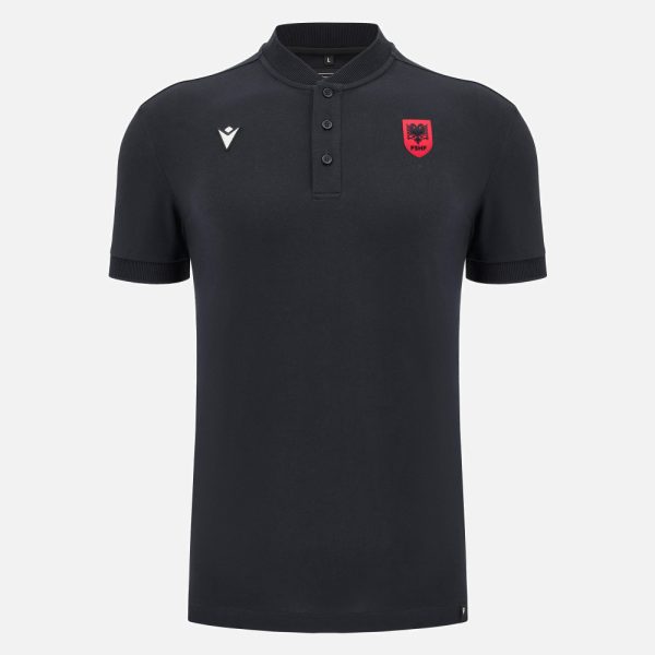 400130620001 FSHF M26/27 ATH STFF KOR. POLO BLK SR